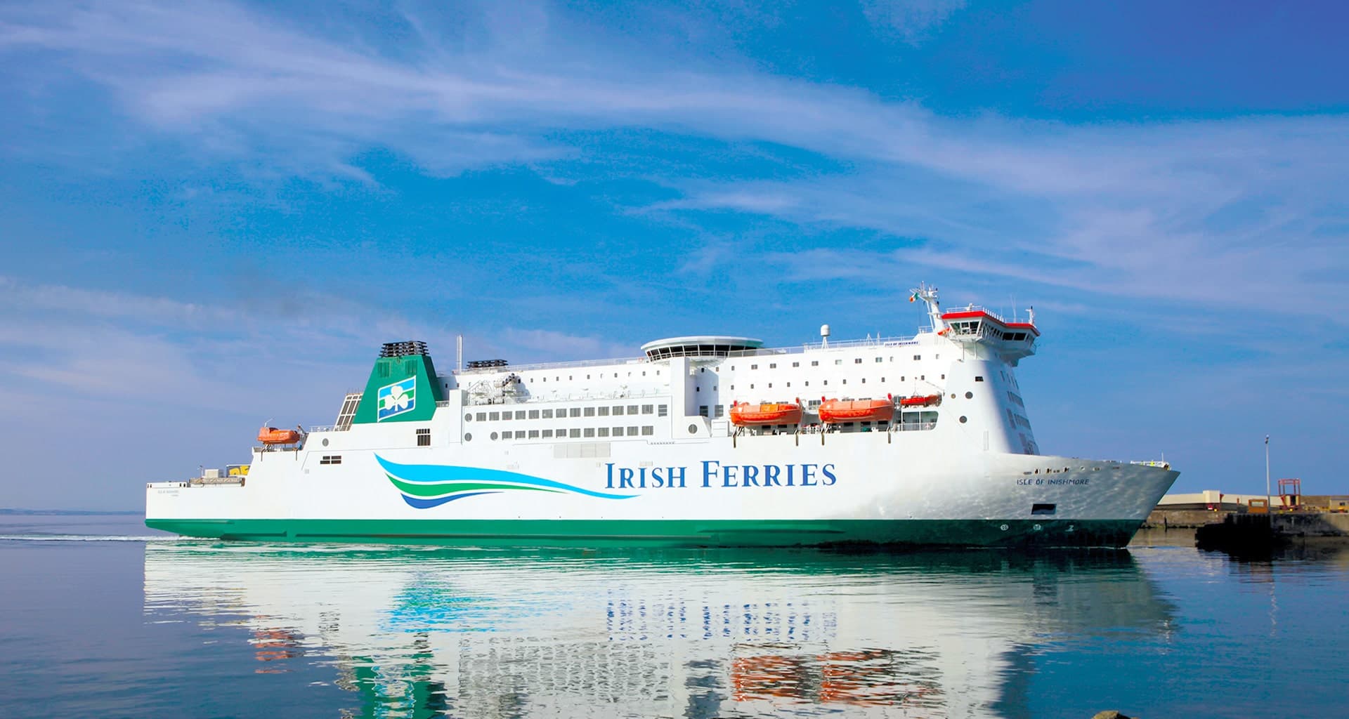 Durchqueren Sie den Ärmelkanal, ab 79€ mit Irish Ferries